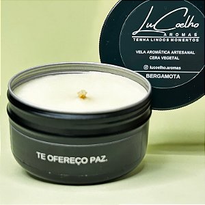 VELA  AROMÁTICA BERGAMOTA (Linha Me Leva)