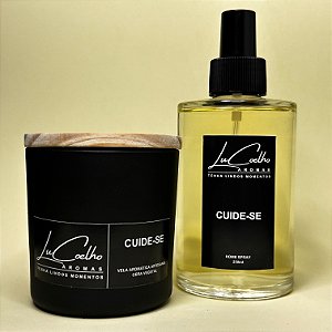 KIT CUIDE-SE (Vela & Home Spray) Linha Luxo