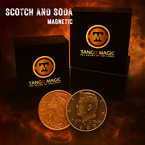 Scotch and Soda Magnetic Mexican Coin by Tango Magic