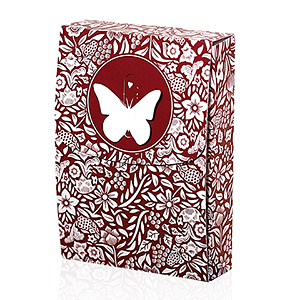 Butterfly Playing Cards Marked (Red) 3rd Edition by Ondrej Psenicka
