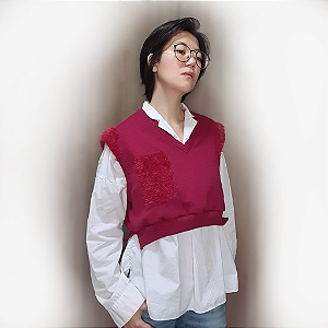 Colete Preppy Cropped