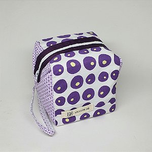 Shikaku Necessaire Lilás e Branca A03