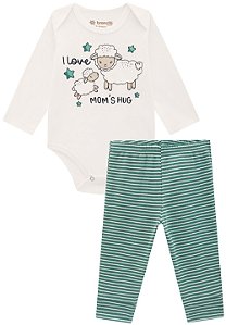 Conjunto BoDy Cotton Calça Jogger Ribana
