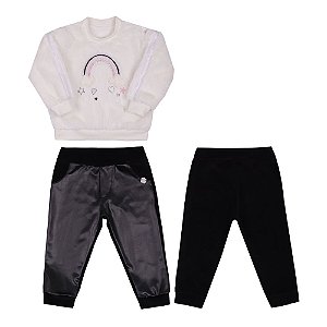 Conjunto Menina Arco Iris