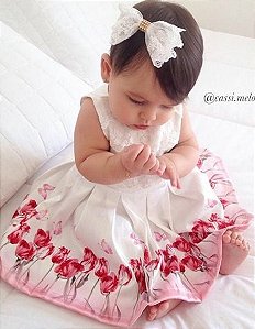 Vestido Festa Paraíso - Branco-G