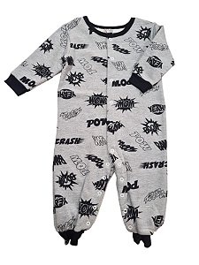 Pijama Boca Grande Cinza M 14381