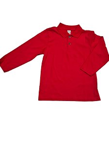 Camiseta Polo Masculina Vermelho - 6