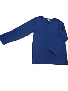 Camiseta Manga Longa Azul - 10