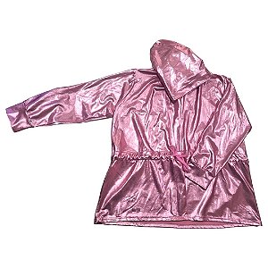 Blusa em Cirê Metalizado Pink - 06