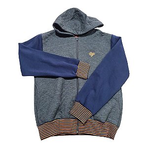 Jaqueta Moletom Matelassê Cinza Escuro - 14