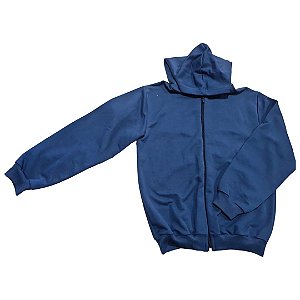 Jaqueta Moletom Masculina Azul - 10