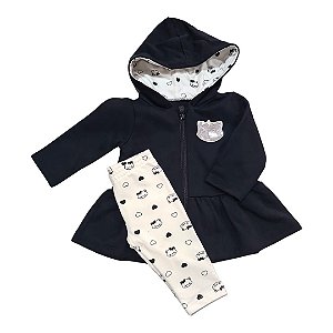 Conjunto Jaqueta Moletom e Cotton E Legging 54397