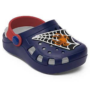 Sandália Babuche Colorê Azul Aranha Pimpolho