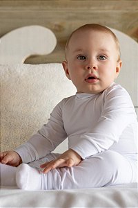 Conjunto de body gola alta térmico para bebê Dedeka