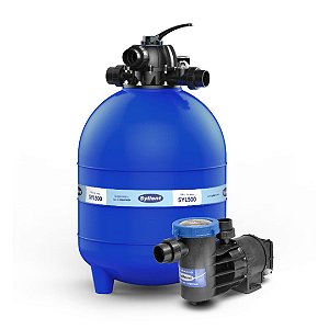 Conjunto Filtro de Areia SYL50 + Motobomba Autoescorvante 3/4 CV 220V (Para piscina de até 54 Mil litros) - Syllent