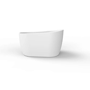 Banheira Embaú 130Cm X 80Cm X 75Cm (Matt White) - Immersi