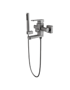 Monocomando de Parede Purus Brushed Nickel - Immersi