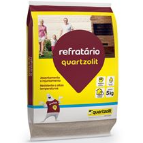 MASSA REFRATARIA (SACO) SECA 05KG QUARTZOLIT