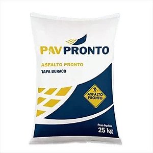 ASFALTO FRIO PRONTO PAVPRONTO  TAPA BURACO 25KG