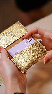 PORTA CARTÃO GOLD