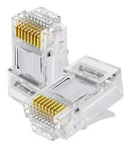 CONECTOR RJ45 MACHO UTP (100 PÇ)