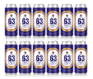 Cerveja 63 Export Lager 473ml (12 unidades)