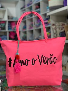 Bolsa de Praia Amo o verão