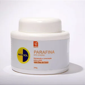 Parafina em Creme com Óleo de Coco