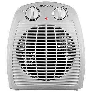 Aquecedor De Ar Portátil A-08 Cinza Mondial 220v