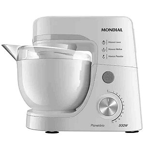 Batedeira Planetaria Mondial Bacia Inox 12vel Bp03 Branca Frequência 60hz 220