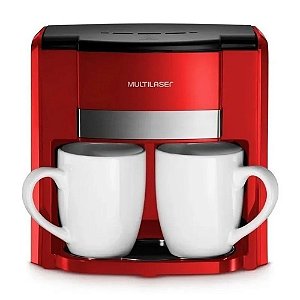 Cafeteira Portátil Multilaser Gourmet Be015 Semi Automática Vermelha De Filtro 220v