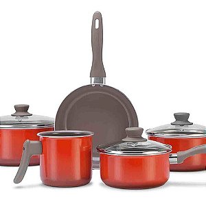 Conjunto Panelas Brinox 5pç Ceramicas Life Easy