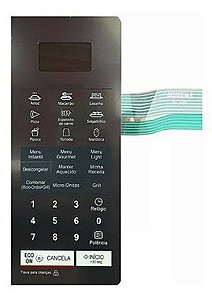 MEMBRANA MICROONDAS LG MH7057 MFM63758101 GRILL ESPELHADO