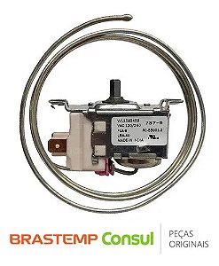 TERMOSTATO FREEZER BRASTEMP C/ ABA (BULBO 1.25M) - RC55001-2-K - W11283280 - W10506328 - W11082453