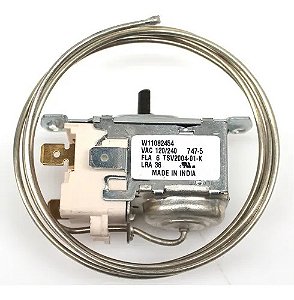 TERMOSTATO GELADEIRA BRASTEMP/CONSUL DUPLEX C/ ABA (BULBO 1.05M) - TSV2004-1 - RC24001-6 - TSV2007-01 - TSV2009-01 - W11082454