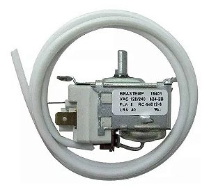 TERMOSTATO GELADEIRA BRASTEMP DUPLEX 3 PINOS (BULBO 0.97M) - RC94012-6P