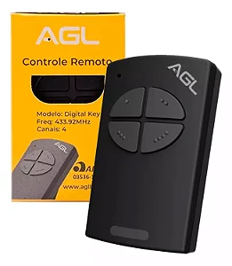 CONTROLE REMOTO PORTAO UNIVERSAL 433.92MHZ AGL