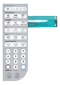 MEMBRANA MICROONDAS ELECTROLUX MEF41 C/ RELEVO INVERTIDA
