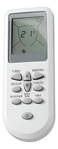 CONTROLE REMOTO AR CONDICIONADO CONSUL BEM ESTAR ANTIGO - VC-82887 - FBG-7049 - LX-302 - C01307