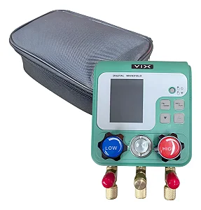 MANIFOLD DIGITAL PREMIUM R22 R134 R410A R32 R600 R290 R407 R404 R401  VIX