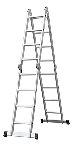 ESCADA ARTICULADA REGULAVEL 12 DEGRAUS - ESC4X3 VIX