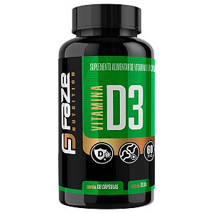 Vitamina D3 Faze Nutrition 60 Caps