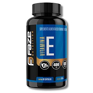 Vitamina E Faze Nutrition 60 Caps - 400ui Rápida Absorção