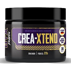 Creatina Monohidratada Ultra Micronizada Crea-Xtend Btx Draken 220G - Única com glicerol