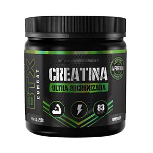 Creatina Monohidratada Ultramicronizada Combat Btx 250g