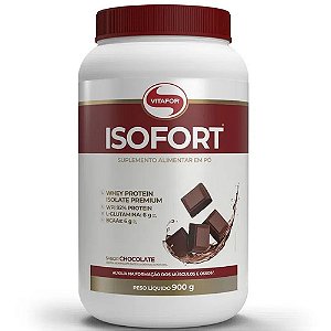 Whey Isolado Isofort  900g - Vitafor Suplemento Alimentar