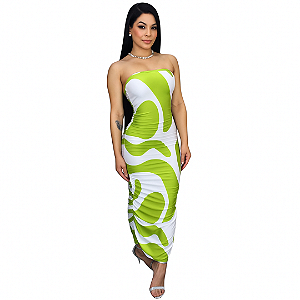 Vestido Midi Tomara Que Caia Verão Praiano Moda Feminina Top Verde