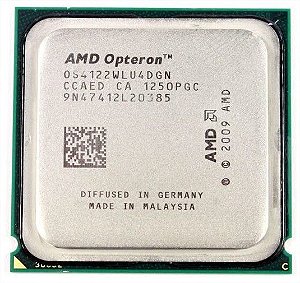 Processador AMD Opteron 4122 OS4122WLU4DGN  2.2 GHz 4 Cores 6 MB Cache C32 TDP 75 W