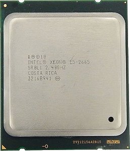 Processador Intel Xeon E5-2665 SR0L1 2.4 GHz 8 Cores 20 MB Cache LGA2011 TDP 115 W