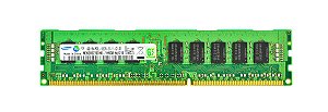 Pente Memoria 4 GB 240 pinos RDIMM DDR3 PC3-10600R Single Rank 1333 MHz SamSung M393B5270DH0-YH9
